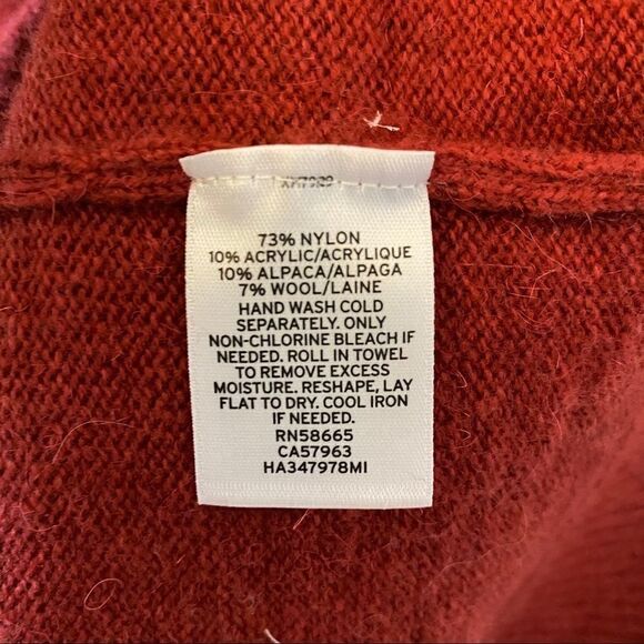 Nwt-Halogen Wool/Alpaca Cold Shoulder Sweater - Picture 8 of 9